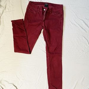 Ann Taylor Burgundy Modern Jean